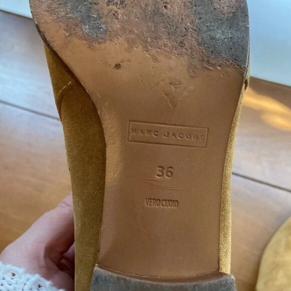 Marc Jacobs Ginger Interlock Suede Booties Short Boots - Picture 8 of 9